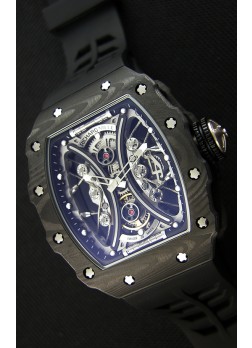 Richard Mille RM53-01 Pablo Mac Donough Caja de Carbón Forjado Reloj Réplica Suizo