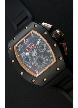 Richard Mille RM011-FM Felipe Massa Reloj con Caja de Cerámica color Negro, correa en color Negro