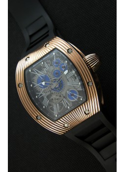 Richard Mille RM 018 Tourbillon Hommage A Boucheron Reloj Suizo con Caja en Oro Rosado