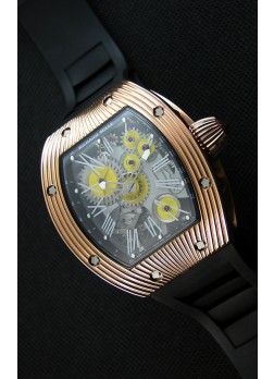 Richard Mille RM 018 Tourbillon Hommage A Boucheron Reloj Suizo con Caja en Oro Amarillo