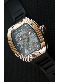Richard Mille RM 018 Tourbillon Hommage A Boucheron Reloj Suizo con Caja en Oro Rosado