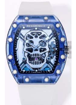 Richard Mille RM52-01 Sapphire Caja con Movimiento Tourbillon Réplica Ultimate a Espejo 1:1