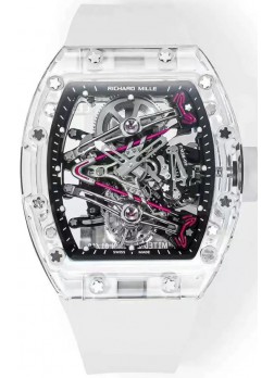 Richard Mille RM38-02 Zafiro Bubba Watson Genuino Movimiento Tourbillon Réplica Espejo 1:1