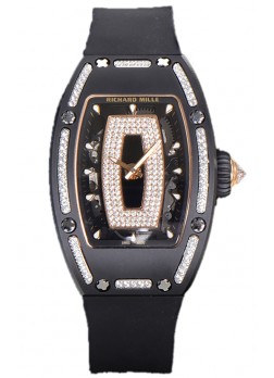 Richard Mille RM007 Reloj Réplica Suiza Automático Cerámica Negra Superclone