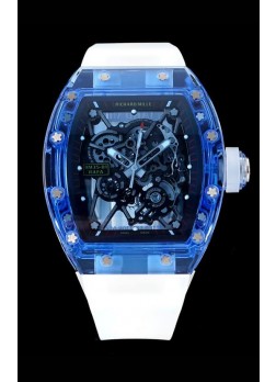 Richard Mille RM35-01 Caja Zafiros Transparentes Con Tourbillon Genuino Reloj Super Clone