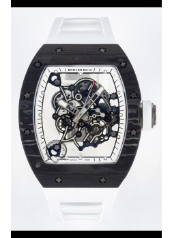 Richard Mille RM055 Negro NTPT Reloj con Movimiento Auténtico Vaucher Réplica Super