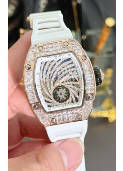 Richard Mille RM51-02 Reloj Caja Oro Rosado en Movimiento Automático Moissanitas