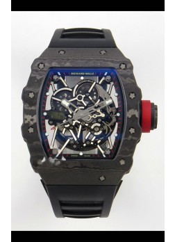 Richard Mille Super Clone RM035-02 Caja Carbono Reloj con Movimiento RMAL1