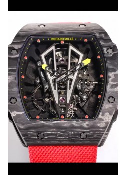 Richard Mille RM27-03 Rafael Nadal Genuino Movimiento Tourbillon Reloj Réplica a Espejo 1:1