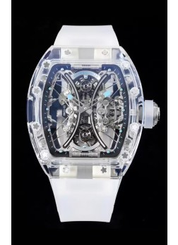 Richard Mille RM53-01 Pablo Mac Donough Caja de Zafiro con Movimiento Tourbillon Original