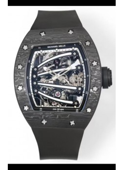 Richard Mille Super Clone RM59-01 Caja Carbono NTPT Dial Negro Reloj Réplica Suizo