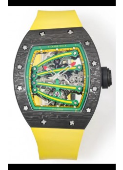 Richard Mille Super Clone RM59-01 Caja Carbono NTPT Dial Verde Reloj Réplica Suizo
