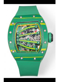Richard Mille Super Clone RM59-01 Verde Carbon NTPT Case Reloj Réplica Suizo