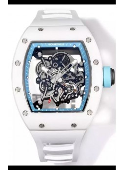 Richard Mille Super Clone RM055 Caja Cerámica con Reloj Genuino Tourbillon