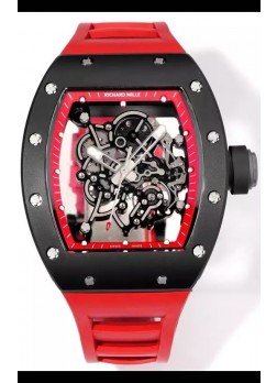 Richard Mille Super Clone RM055 Caja Cerámica con Reloj Genuino Tourbillon