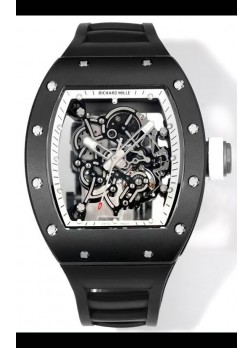 Richard Mille Super Clone RM055 Caja Cerámica con Reloj Genuino Tourbillon
