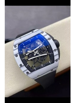 Richard Mille Super Clone RM61-01 Yohan Blake Blanco Quartz NTPT Casing Tourbillon Movement 