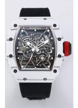 Richard Mille RM35-01 Rafael Nadal Caja de Fibra de Carbono con Genuino Tourbillon Reloj Super clone