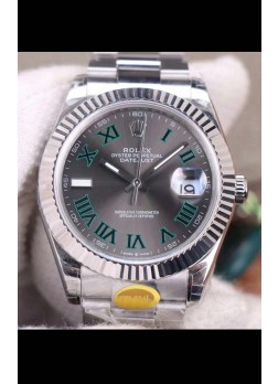 Rolex Datejust Wimbledon Cal.3235 Movement Swiss Watch - Ultimate 904L Steel 41MM