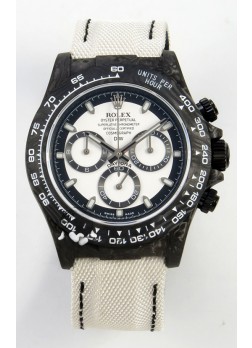 Reloj Rolex Daytona Super Clone DiW Cream Carbon V2 Edition Movimiento Cal.4130