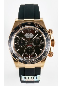 Rolex Daytona Super Clone 126515 Dial Rosado Dorado Negro Movimiento Original Cal.4131