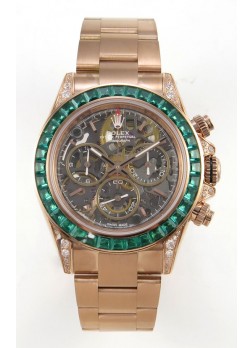 Reloj Rolex Daytona Super Clone Edición "Artisans De Genève - Glacier" Oro Rosado