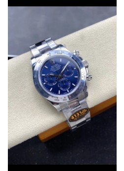 Reloj Rolex Daytona Super Clone M116509 Movimiento Original Cal.4131 - Acero 904L en Dial Azul