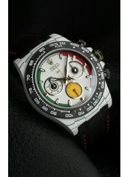 Reloj Rolex Daytona DiW Edición Ferrari Dial Blanco - Caja Ligera de Carbono Forjado