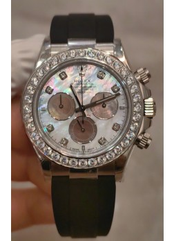 Reloj Rolex Daytona Super Clone Caja Acero Movimiento Cal.4131 Bisel de Zafiro Personalizado