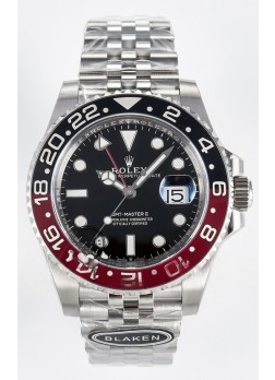 Rolex GMT Masters II Super Clone 12719 "Blaken" Reloj de Acero 904L con Dial Negro