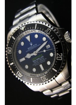 Rolex Sea-Dweller REF# 116660 Deep Sea Blue Reloj Réplica Suizo a Espejo 1:1 - Reloj en Acero 904L