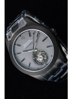 Rolex Milgauss LABELNOIR Tourbillon Reloj Réplica Suizo Caja revestida de PVD