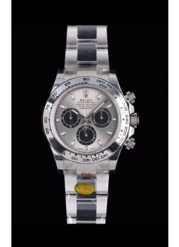 Rolex Daytona 116519 White Gold Original Cal.4130 Movement - 1:1 Mirror 904L Steel Watch