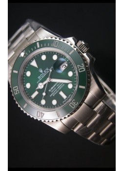 Rolex Submariner HULK Reloj Réplica Japonés - Bisel Cerámica Dial/Bisel en Verde