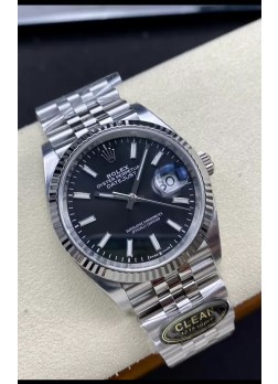 Rolex Datejust Movimiento Cal.3235  Réplica Espejo 1:1 Acero 904L 36MM - Dial Negro