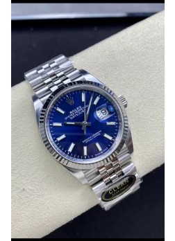 Rolex Datejust Movimiento Cal.3235  Réplica Espejo 1:1 Acero 904L 36MM - Dial Azul