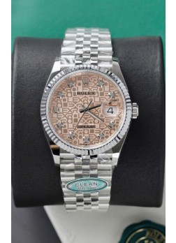 Rolex Super Clone Datejust ETA 3235 Movement 36MM Sundust Computer dial 36MM Reloj Caja Acero