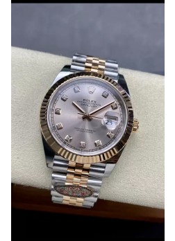 Rolex Datejust 126331 41MM Suizo ETA 3235 Reloj Réplica Espejo 1:1 en Oro Rosado Acero 904L