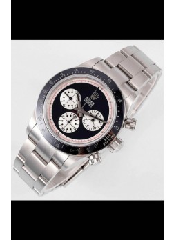 Rolex Daytona Super Clone BLAKEN Paul Newman Dial Negro Reloj Réplica Suizo - Movimiento 4130