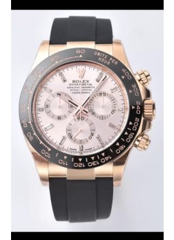 Rolex Cosmograph Daytona M116515ln-0061 Dial Oro Rosado Sundust Movimiento Original Cal.4130 - Reloj Acero 904L