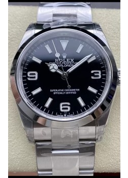 Rolex Explorer I M124270 Dial Negro 36MM - Acero 904L en Movimiento ETA 3230