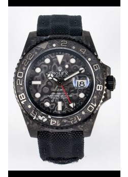 Rolex GMT Masters II Super Clone DiW Edition Réplica Suiza Ligera Reloj Caja Carbono