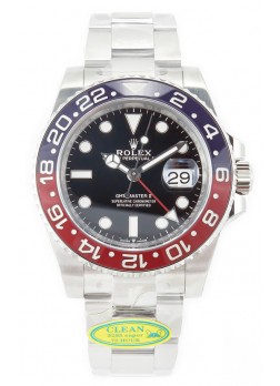 Rolex GMT Masters II 126710BLRO Cal.3285 72 Horas Energía Correa Oyster Swiss Réplica Suiza Acero 904L