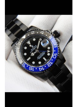 Rolex GMT Masters II Movimiento Japonés Reloj Réplica Caja en Revestimiento PVD 