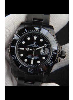 Rolex Sea Dweller Movimiento Japonés Reloj Réplica Dial Negro 43MM