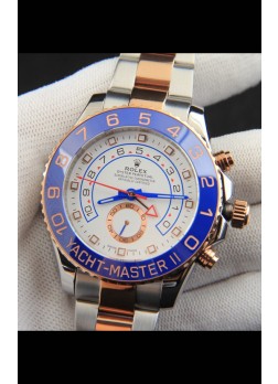 Rolex Yachtmater II Movimiento Japonés Reloj Réplica44M Acero Inoxidable
