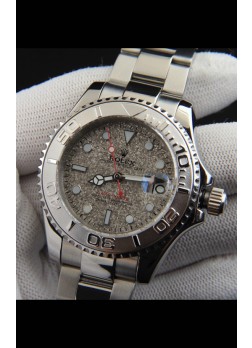 Rolex Yachtmaster Acero Inoxidable Japones Reloj Réplica- 40MM - Dial Gris 
