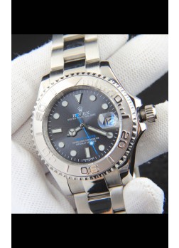 Rolex Yachtmaster Acero Inoxidable Japones Reloj Réplica- 40MM - Dial Gris 