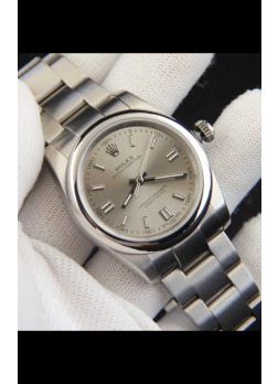 Rolex Oyster Perpetual Movimiento Japonés Reloj Réplica36MM - Dial Gris