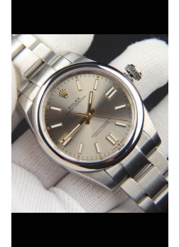 Rolex Oyster Perpetual Movimiento Japonés Reloj Réplica41MM - Dial Gris